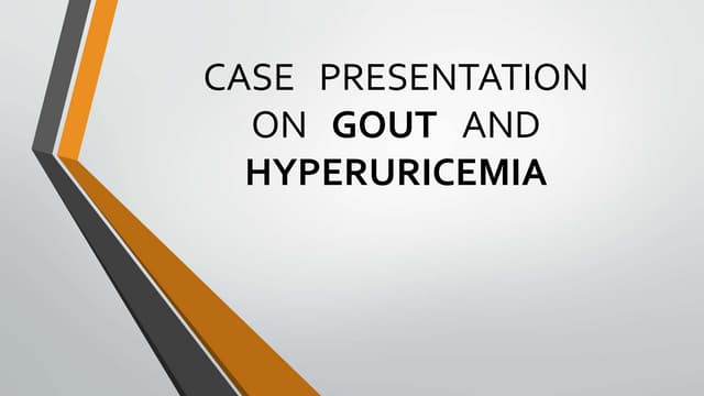 Soap on gout and hyperuricemia