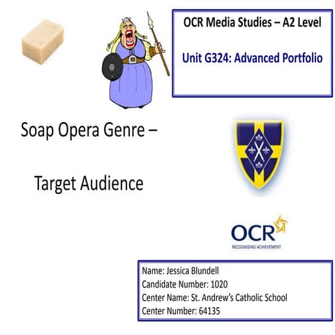 Soap opera genre - Target audience task