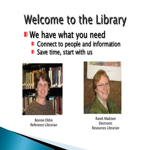 SOAR Library orientation