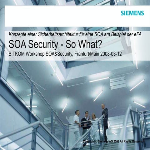 SOA Security - So What?
