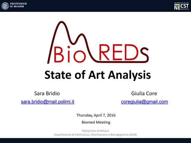 State of Art analysis