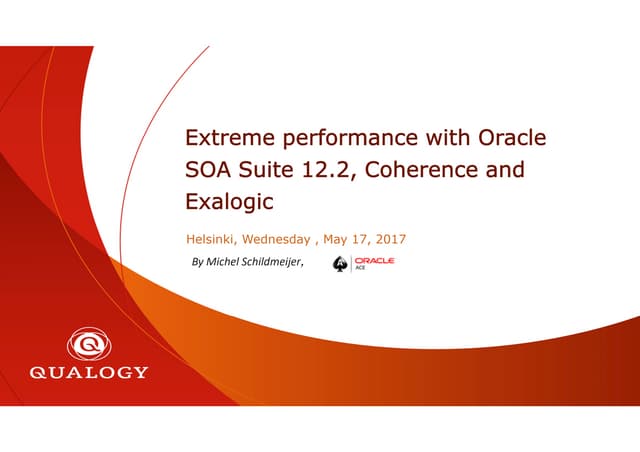 Oracle SOA suite and  Coherence dehydration