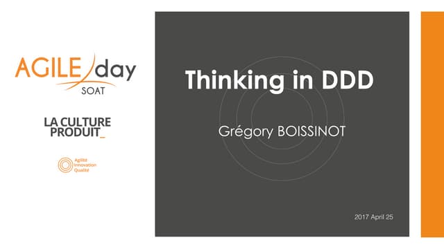 SOAT Agile Day 2017 DDD