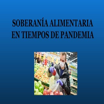 Soberanía alimentaria