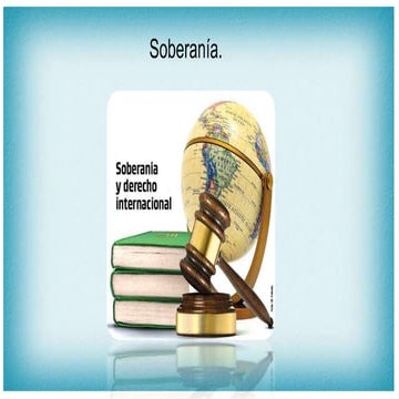 Soberania diapositiva