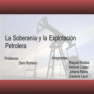 Soberania Petrolera