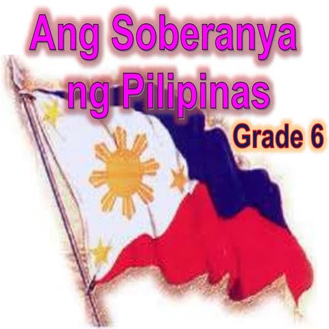 Soberanya ng pilipinas