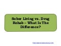 Sober Living vs. Drug Rehab – What Is The Difference?