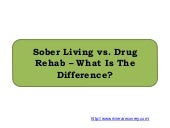 Sober Living vs. Drug Rehab – What Is The Difference?