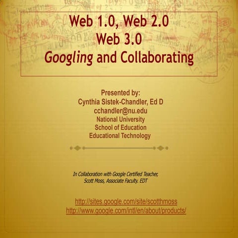 Web 1.0, 3.0. 3.0 School of Business