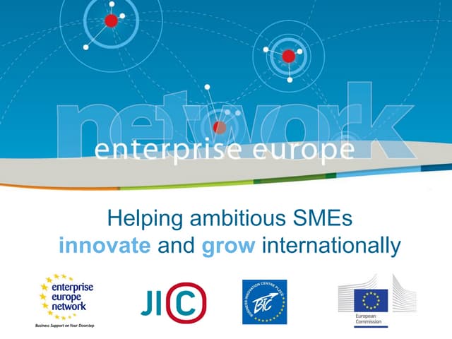 Enterprise Europe Network services in the Czech Republic 