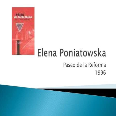 Sobre elena poniatowska