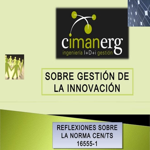 Sobre gestión de innovación