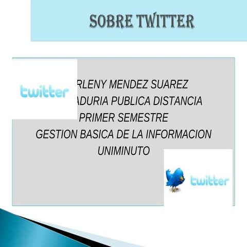 Sobre twitter