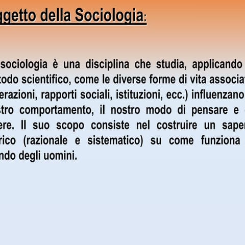 Sociologia