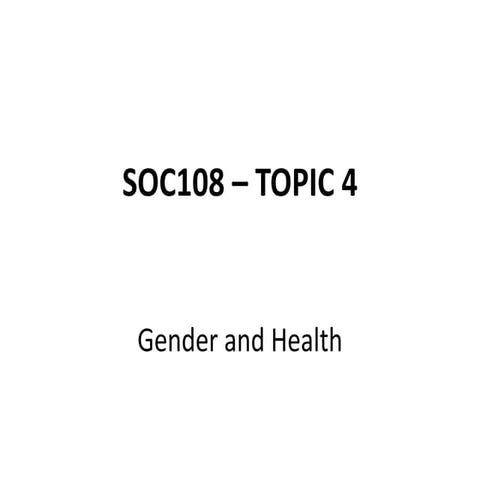 SOC108 Topic 4