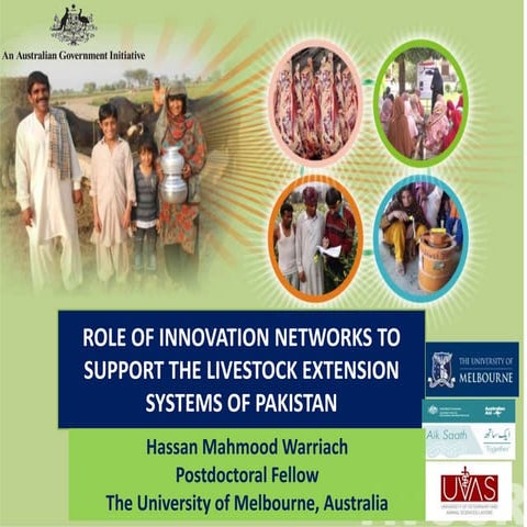 Role of innovation networks to support the livestock extension systems of Pak...