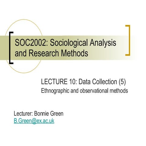 SOC2002 Lecture 10