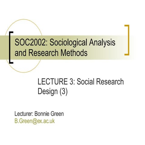 SOC2002 Lecture 3