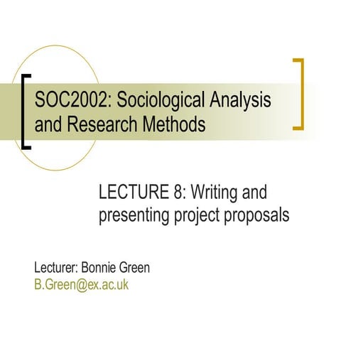 SOC2002 Lecture 8