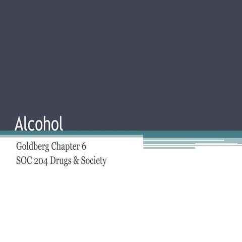 SOC 204 Goldberg Ch 6