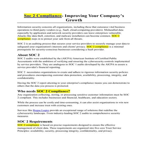 TRUST SERVICES CRITERIA IN SOC 2 AUDITS- A SAAS COMPLIANCE GUIDE.docx