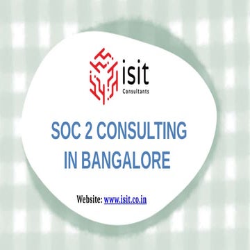 SOC 2 Certification Consultants in Bangalore