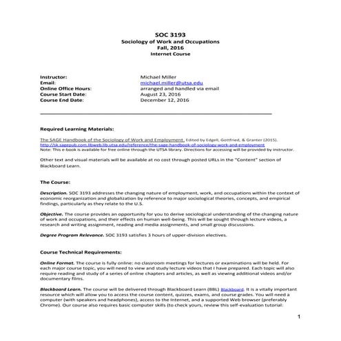 Soc 3193 syllabus fall 2016 aug 23