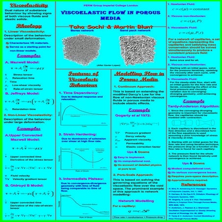 Viscoelastic Flow in Porous Media