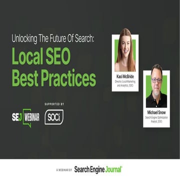 Unlocking The Future Of Search: Local SEO Best Practices