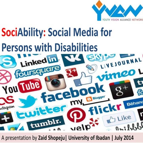 SociAbility: Social Media for Persons with Disabilities