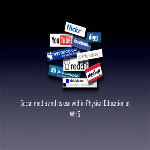 Social media in PE presentation