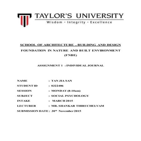 SOCIAL PSYCHOLOGY TAN JIA SAN .docx