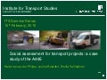 Social assessment for transport projects - a case study of the A465, Wales