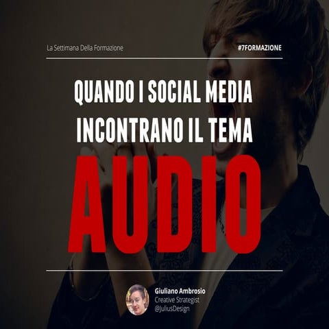 Social Media e Audio (Casi di Studio e Piattaforme)