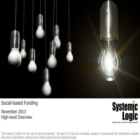 Social based funding