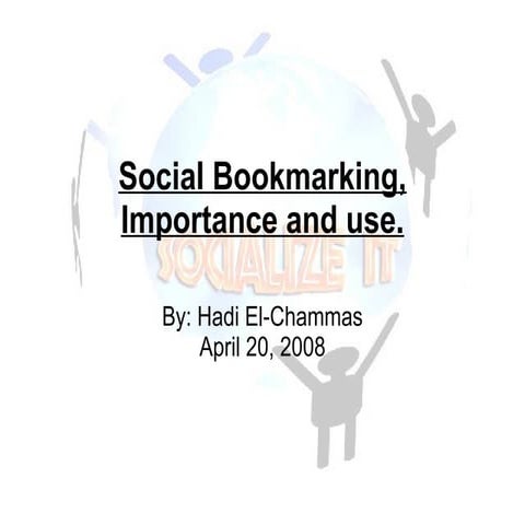 Social Bookmarking, Importance And Use