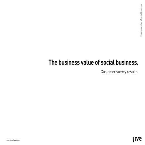 Social business software survey results