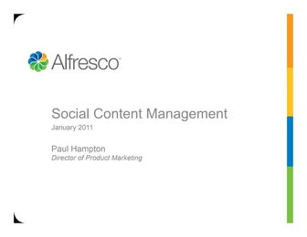 Social Content Management