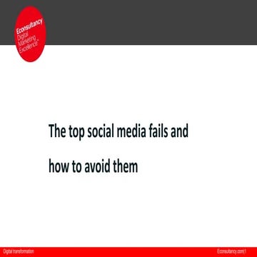 The Top Social Media Fails and How to Avoid Them