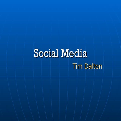 The Evolution of Social Media | PPTX