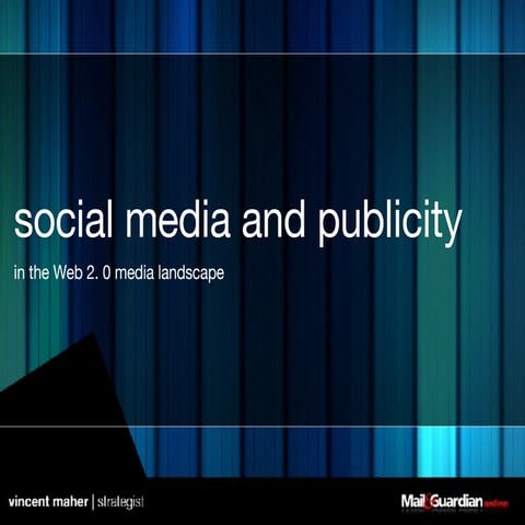 Social Media And Publicity