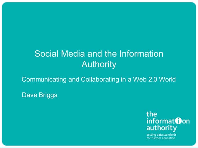Social Media And The Information Authority