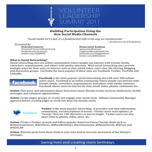 Social Media Breakout Executive Summary