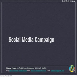 Social Media Marketing Campaign