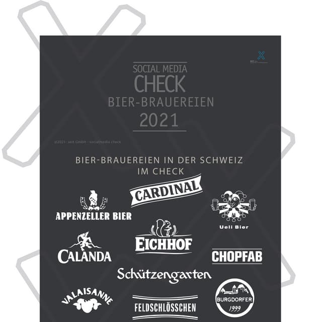 Social Media Check: Schweizer Bierbrauereien 2021