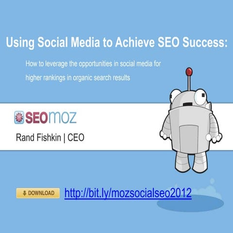 Social Media for SEO in 2012