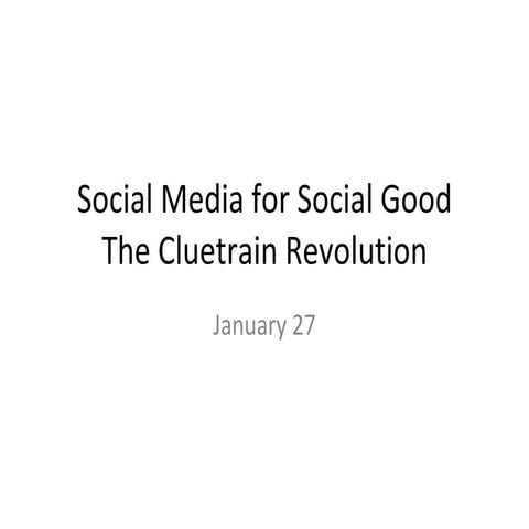 Social Media for Social Good #2 - Let Them Be Heard