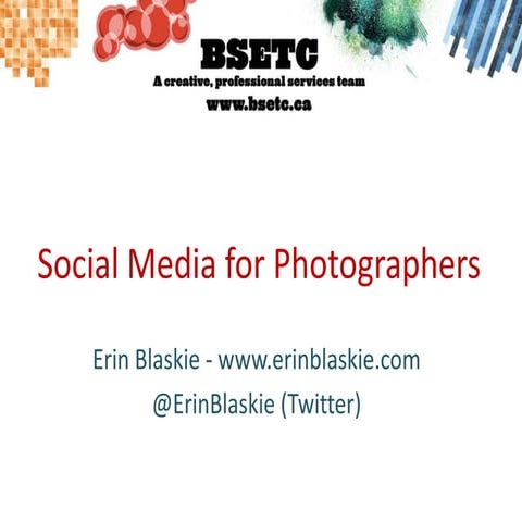 Social Media for Photographers