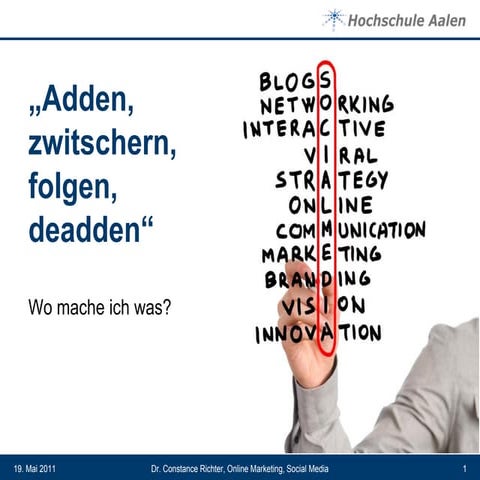 Social Media Plattformen: Wo mache ich was?